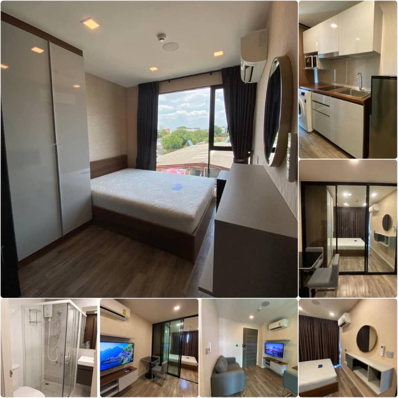 รูป P661 ให้เช่าคอนโด Modiz Ratchada 32 (โมดิช รัชดา32) ห้องมุม ห้องสวย เฟอร์ครบ เครื่องซักผ้า ราคาพิเศษ - รูปที่ 13/18