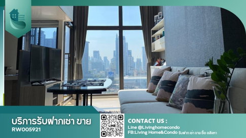 For rent Chewathai Residence Asoke ห้องมุม Duplex แต่งสวย พร้อมอยู่ LH-RW005921