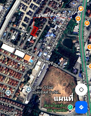 Land for sale : A beautiful plot of land located  Soi Rong Nam Kaeng, near the Nonthaburi Bypass Road. 3 rai, 50.2 square wah. Priced lower than the market value