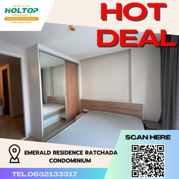 #R2427  ให้เช่า Emerald Residence Ratchada Condominium 