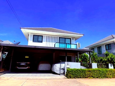 ขายบ้านเดี่ยว : ขายบ้านเดี่ยว หมู่บ้านมณีรินทร์ ไพรเวซี่  หนองยายบู่ ศรีราชา ชลบุรี 