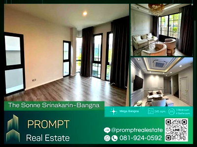 Houses for sale Bangkok : ST12654 - The Sonne Srinakarin-Bangna : Central Bangna