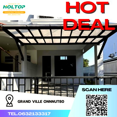 Townhouses for rent Bangkok : #R2557 For rent Grand Ville Onnnut80 