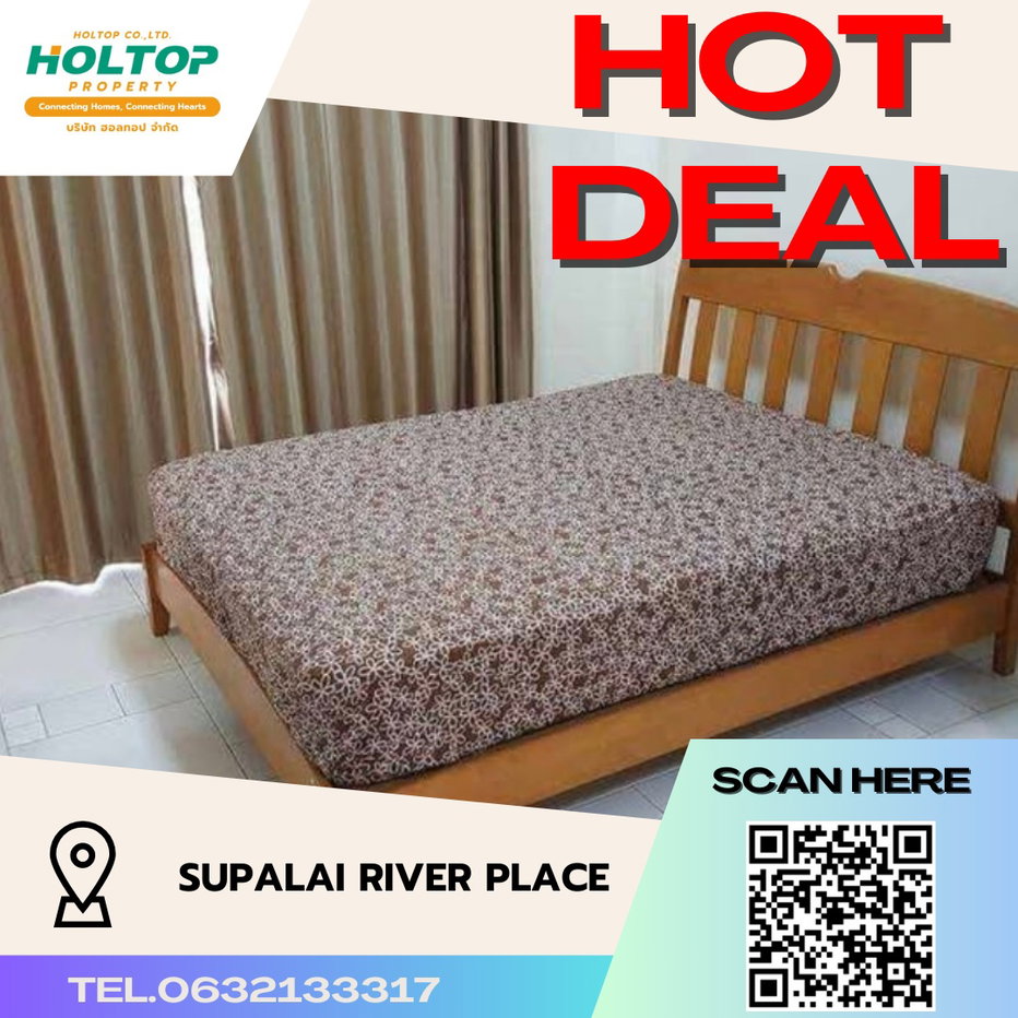 รูป #S2536 ให้เช่า Supalai River Place  - รูปที่ 1/12