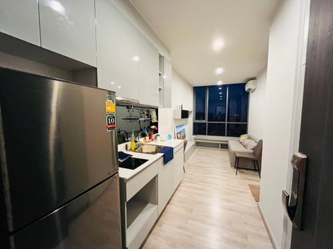 ให้เช่า คอนโด นิช ไพรด์ เตาปูน 1-bed ขนาด 32 ตร.ม. ชั้น23 (มีเครื่องซักผ้า) ฝั่งห้องน้อย 🆔 line: eyannie