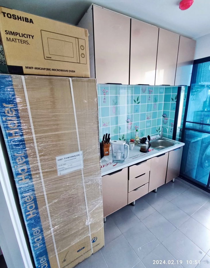 รูป #S2537 ให้เช่า Rye Condo Huamark - รูปที่ 5/11