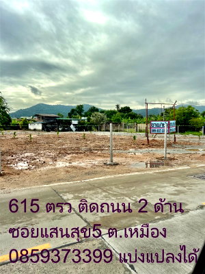 Land for sale Chonburi : 615 sqw  land for sale bangsan chonburi 