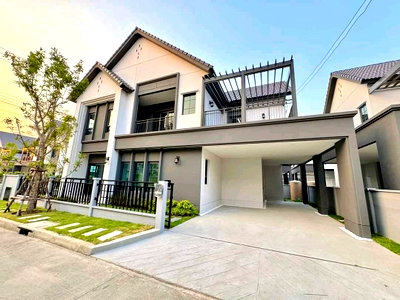 Houses for sale Suwannaphum International Airport : 💥SL-6746💥2-story detached house for sale, Centro Bangna Village, next to Mega Bangna👉Add Line @mastercondo