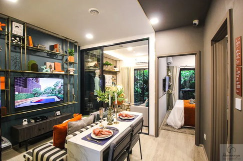 ขายคอนโด Metris District Ladprao ห้องมุม(Hot! 1ชั้นมีเพียงห้องเดียว) 35 ตร.ม. Fully Furnish 