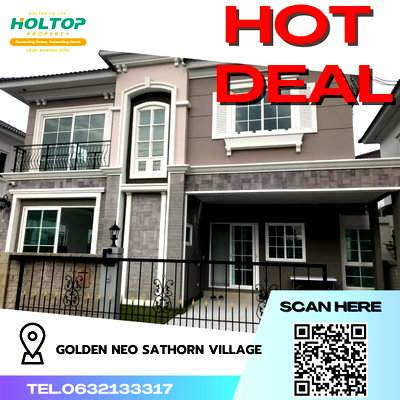 เช่าบ้านเดี่ยว กรุงเทพมหานคร : #R2596 ให้เช่า Golden Neo Sathorn Village