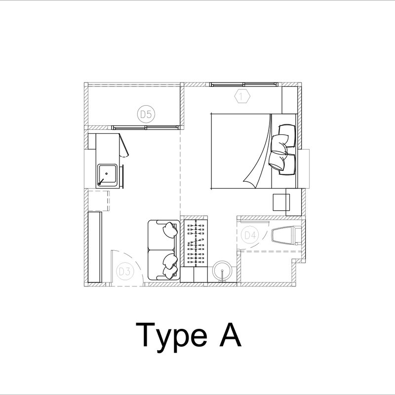 Type A floor plan