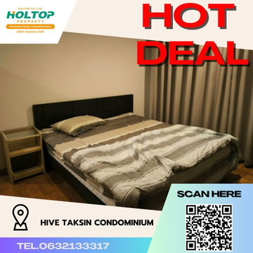 #R2640 For rent  Hive Taksin Condominium