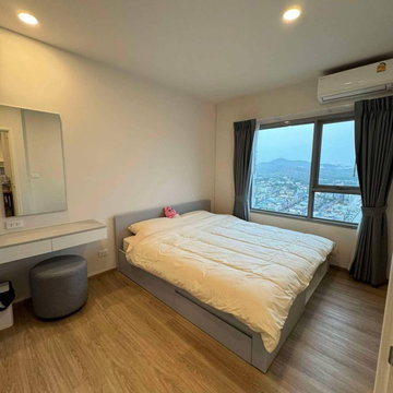 sale! Condo Escent Hatyai near Central Department Store, 24th floor, size 42 sq m, south side