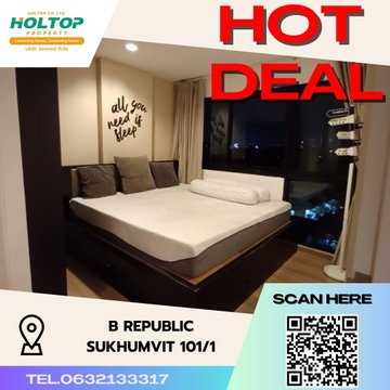 #S2642 For Rent B Republic Sukhumvit 101/1