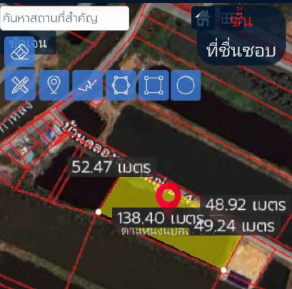 รูป ที่ดินบางบ่อใกล้วัดป่าสุขใจ เนื้อที่4-2-50ไร่ - รูปที่ 7/7