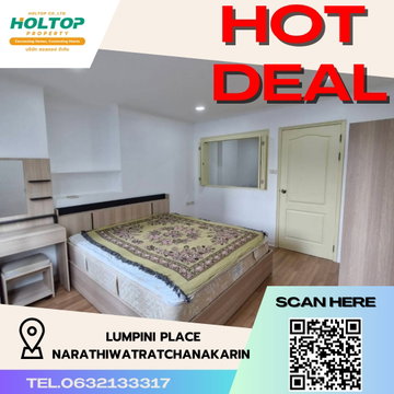 #R2673 For rent Lumpini Place Narathiwatratchanakarin