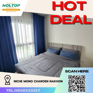 #R2686  ให้เช่า Niche MONO Charoen Nakhon 