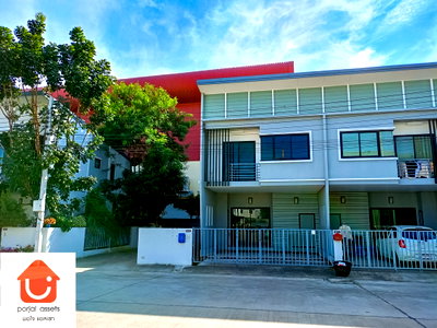 ทาวน์โฮม บางบัวทอง นนทบุรี : ✨ขายบ้านทาวน์โฮม 🏡 บ้านลภาวัน 23 ทาวน์โฮม 2 ชั้น หลังมุม แบบ 3 ห้องนอน🛏️ ขนาด 25.8 ตร.วา 📍ทำเลติดถนนใหญ่ 345-ราชพฤกษ์