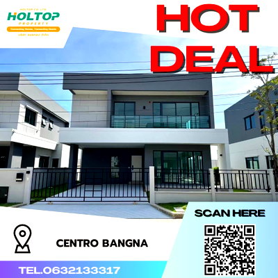 บ้านเดี่ยวให้เช่า : #S2684   ให้เช่า Centro Bangna