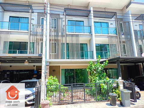 ✨ขายบ้านทาวน์โฮม 🏡 Town Avenue Merge รัตนาธิเบศร์ ทาวน์โฮม 3 ชั้น แบบ 3 ห้องนอน🛏️ ขนาด 20 ตร.วา 📍ทำเลรัตนาธิเบศร์ ใกล้รถไฟฟ้าสายสีม่วง