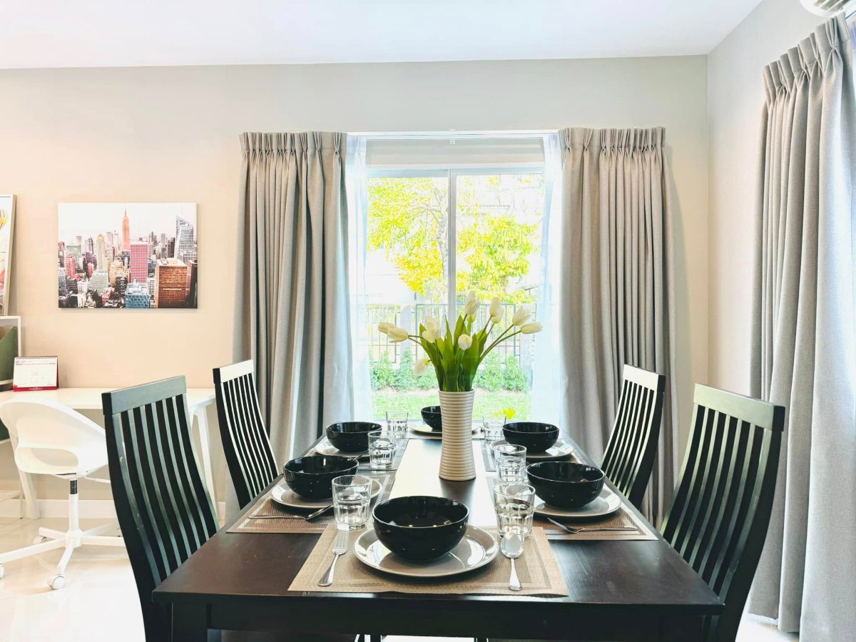 picture house for rent, corner plot, has a lawn, fully furnished, San Kamphaeng zone. (RW006016) - 8/30