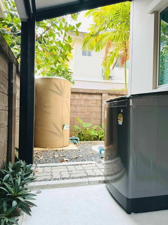 picture house for rent, corner plot, has a lawn, fully furnished, San Kamphaeng zone. (RW006016) - 7/30