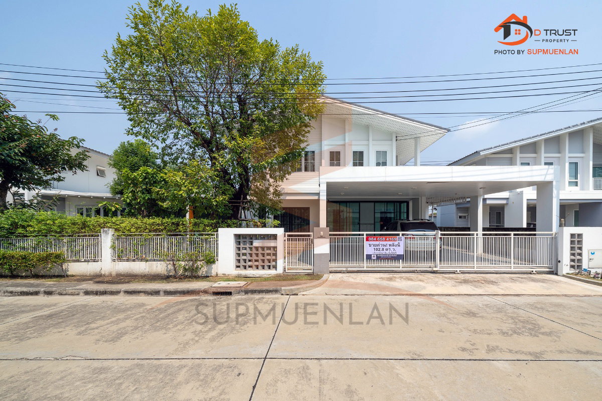 รูป ขาย บ้านเดี่ยว ฮาบิเทีย โมทีฟ ปัญญาอินทรา 102.8ตร.ว. 4ห้องนอน บ้านยังใหม่ ตกเเต่งสวยพร้อมอยู่ - รูปที่ 1/27