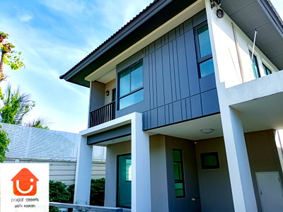 ขายบ้านเดี่ยว : ขายบ้านกลางเมือง The Edition พระราม 9–อ่อนนุช บ้านเดี่ยว 2 ชั้น แปลงมุม แบบ 3 ห้องนอน📍โซนประเวศ บนถนนเลียบวงแหวนรอบนอกฝั่งตะวันออก ใกล้มอเตอร์เวย์