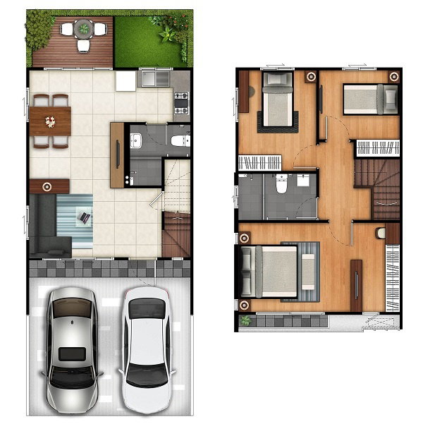 picture 3BR Townhome for sale, The Connect Suvarnabhumi 3 - 2/23