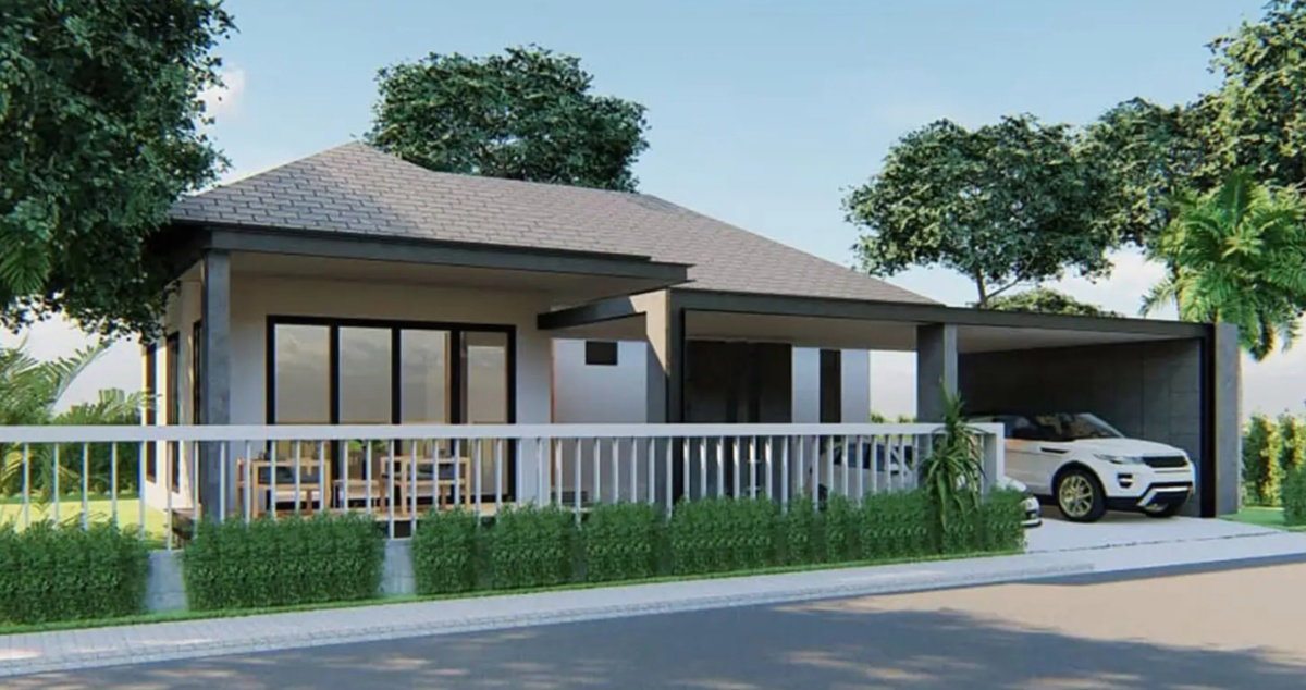 รูปภาพบ้านเดี่ยว 1 ชั้น Type B