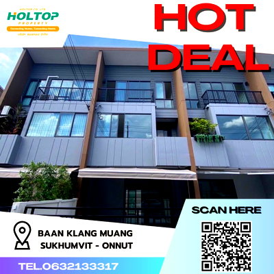 Townhouses for rent : #R2789 For rent Baan Klang Muang Sukhumvit - Onnut