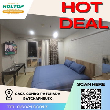 #R2795 ให้เช่า Casa Condo Ratchada-Ratchaphruek