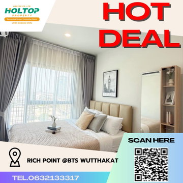 #R2849 ให้เช่า Rich Point @BTS Wutthakat