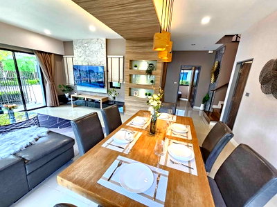 บ้านเดี่ยวให้เช่า : ให้เช่าบ้านลุมพินี ใกล้สวนหลวง ร.9 และทะเลสาปหนองบอนเพียง 550 เมตร