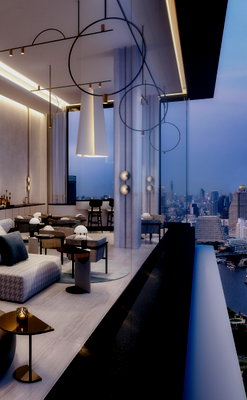 Condos for sale : 🔥Hot Deal 3.54 MB🔥 - Studio 25.1 sq.m. High Fl. 30+ River View Close to Asiatique Riverfront at Chapter Charoennakhon Riverside Condo / For Sale