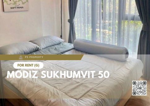 ให้เช่า ✨ MODIZ Sukhumvit 50 ✨ เฟอร์นิเจอร์ เครื่องใช้ไฟฟ้าครบ ใกล้ BTS อ่อนนุช