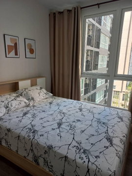 For rent Supalai Loft Phasi Charoen, pool view, near MRT Phasi Charoen station, new project, washing machine available 064-974-2441