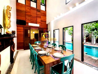 เช่าบ้านเดี่ยว ไบเทค บางนา : Lamaimann - Elegant 4 Bedroom House in Bearing - BR7945SH