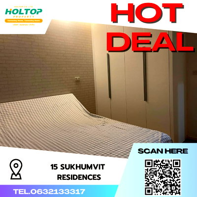 คอนโดให้เช่า : #S2978 ให้เช่า 15 Sukhumvit Residences