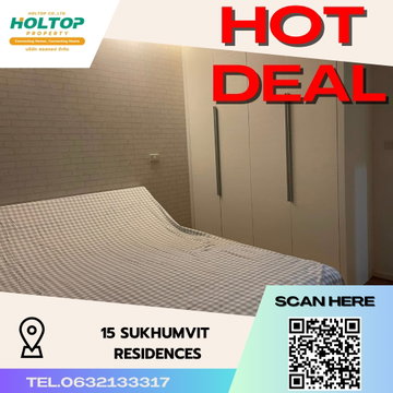 #S2978 ให้เช่า 15 Sukhumvit Residences
