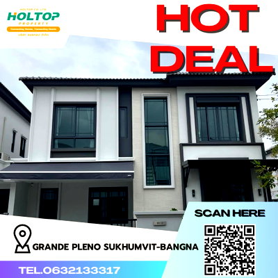 บ้านเดี่ยวให้เช่า : #R2936 ให้เช่า Grande Pleno Sukhumvit-Bangna