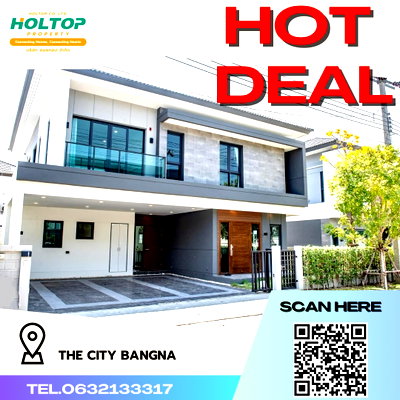 บ้านเดี่ยวให้เช่า : #R2942 ให้เช่า The City Bangna