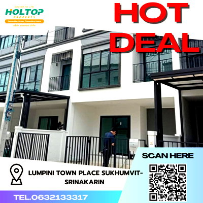 Townhouses for rent : #R2974 For rent Lumpini Town Place Sukhumvit-Srinakarin