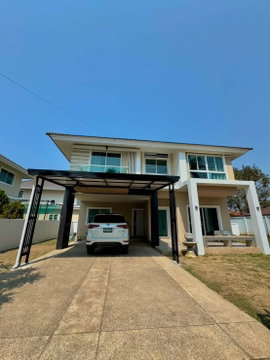 โครงการกาญน์จกนก12เฟส2🏠🏡 บ้านท้ายซอย เงียบสงบ สนามหญ้ากว้างมาก หน้าบ้านไม่ติดใคร**ราคาเช่า 28,000/เดือน**