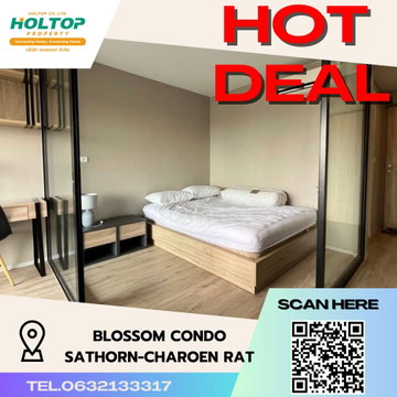 #S3023 ให้เช่า Blossom Condo Sathorn-Cheoren Rat