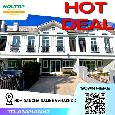 ทาวน์โฮมให้เช่า : #R2986 ให้เช่า  Indy Bangna Ramkhamhaeng 2 