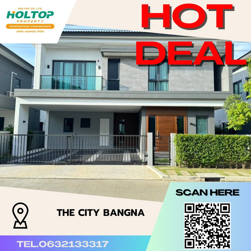 Houses for rent : #S3038 For Rent The City Bangna