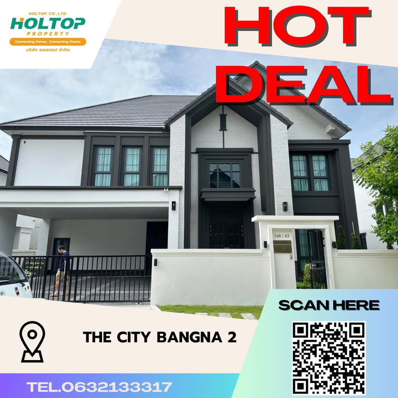 บ้านเดี่ยวให้เช่า : #S3037 ให้เช่า The City Bangna 2