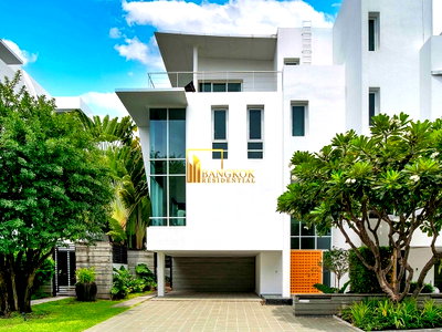เช่าบ้านเดี่ยว สวนลุมพินี : The Trees - 4 Bedroom House Pool Villas For Rent in Sathorn - BR28085SH