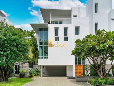 The Trees - 4 Bedroom House Pool Villas For Rent in Sathorn - BR28085SH
